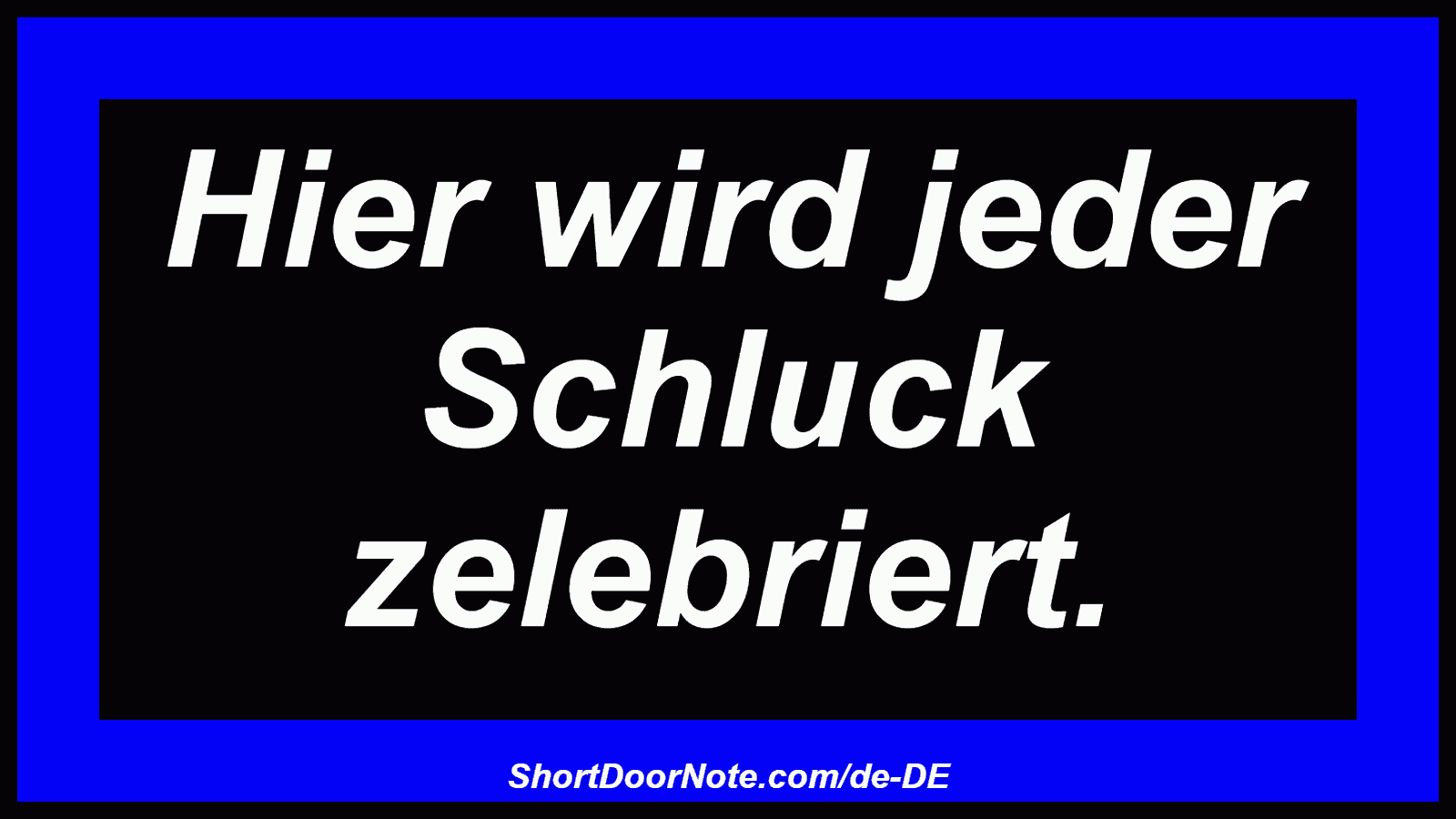 Hier wird jeder Schluck zelebriert.
