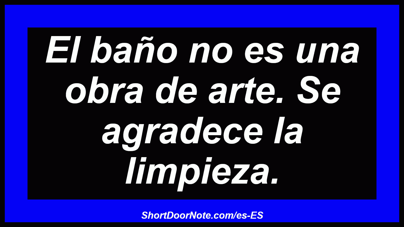 El baño no es una obra de arte. Se agradece la limpieza.
