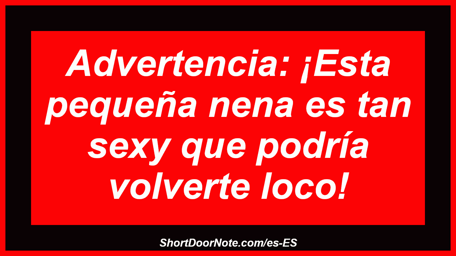 Advertencia: ¡Esta pequeña nena es tan sexy que podría volverte loco!
