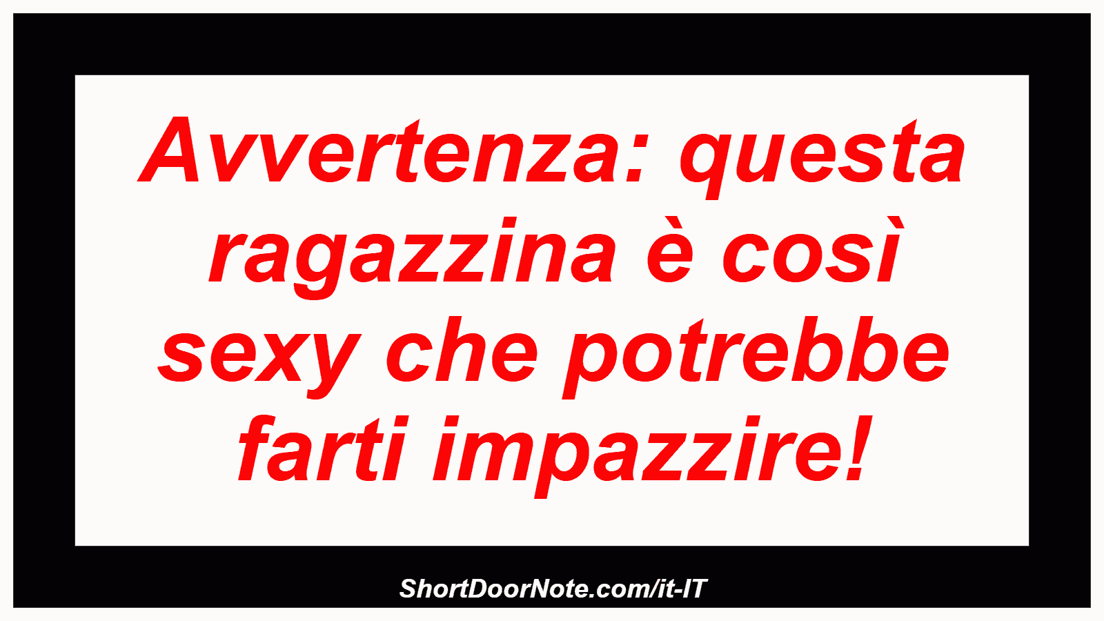 Avvertenza: questa ragazzina è così sexy che potrebbe farti impazzire!
